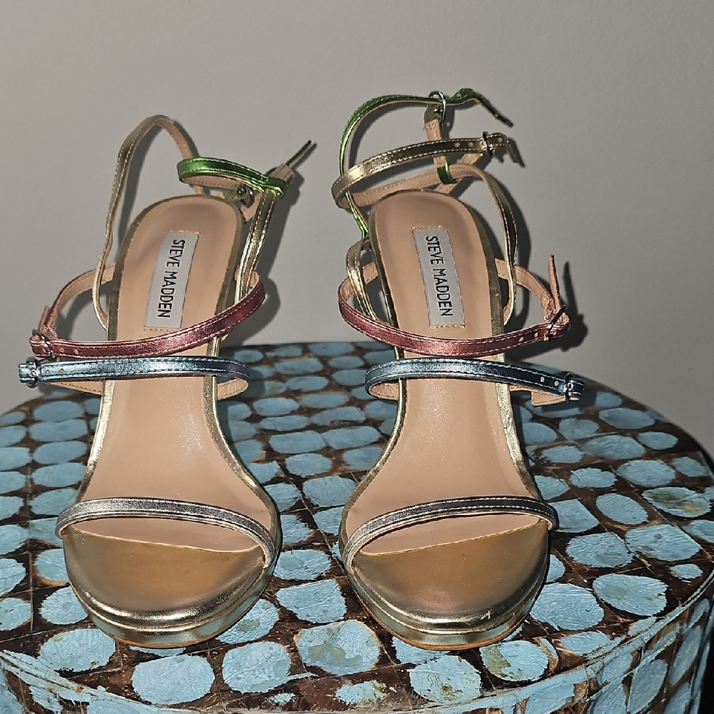 Steve Madden Multicolor Strappy Sandals